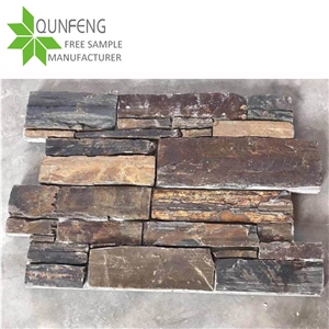 Ledger Rusty Natural Slate Stone Wall Decoration